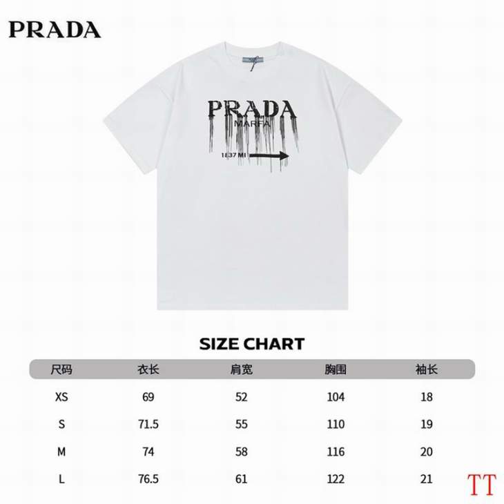 Picture of Prada T Shirts Short _SKUPradaXS-L20tx262986